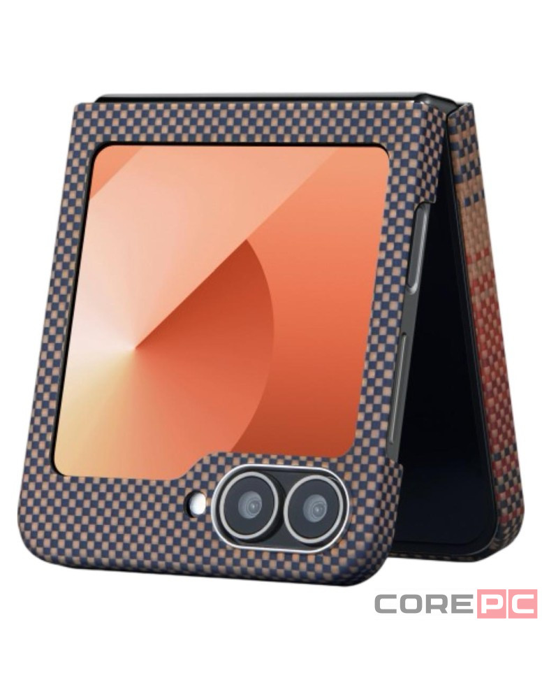 Накладка для Samsung Galaxy Z Flip 6 Pitaka Premium Woven Case (Sunset)