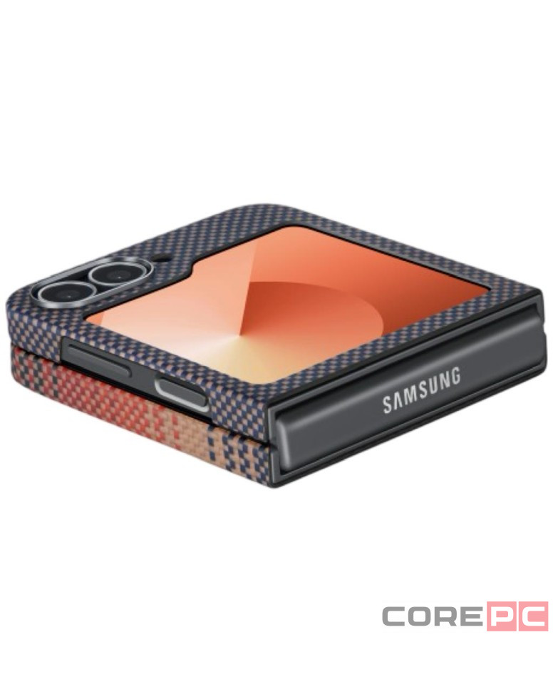 Накладка для Samsung Galaxy Z Flip 6 Pitaka Premium Woven Case (Sunset)