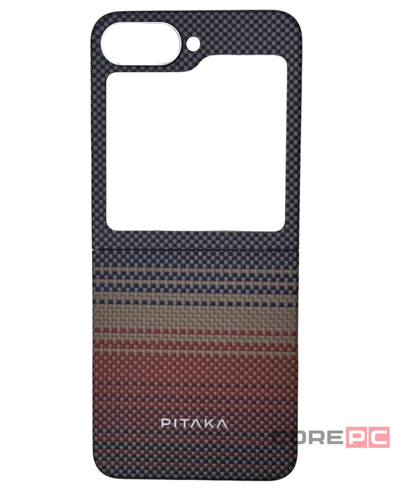 Накладка для Samsung Galaxy Z Flip 6 Pitaka Premium Woven Case (Sunset)