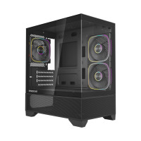 Компьютерный корпус Powercase Vision Micro M4B TG ARGB Black (CVMM4B-A3)