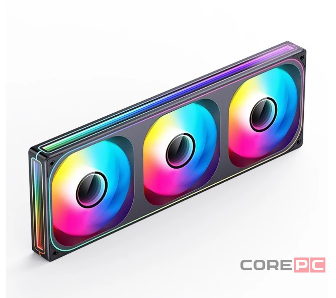 Вентилятор для корпуса Ji Jia Fans 360 ARGB Black v1
