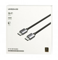 Кабель Ugreen DP120/DP 8K 1м черный
