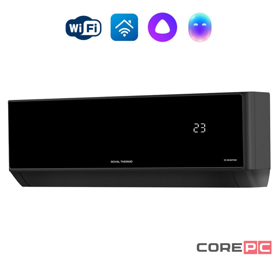 Сплит-система инверторного типа Royal Thermo Barocco DC RTBI-12HN8/black комплект