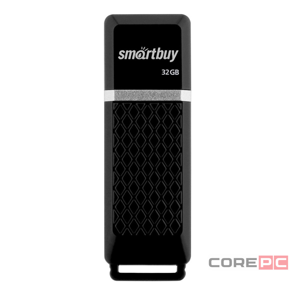 USB флеш накопитель Smartbuy 32GB Quartz Black (SB32GBQZ-K)