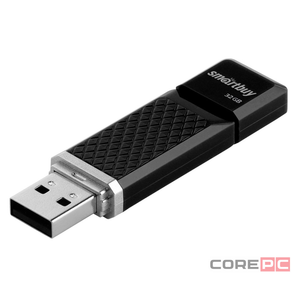 USB флеш накопитель Smartbuy 32GB Quartz Black (SB32GBQZ-K)