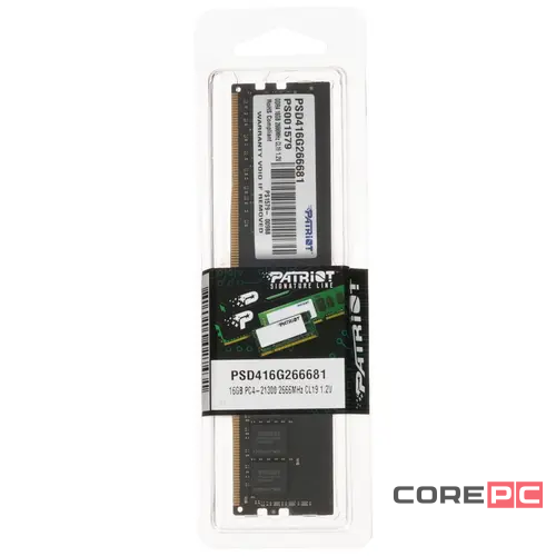 Оперативная память 16 Gb 2666 MHz PATRIOT SL (PSD416G266681)
