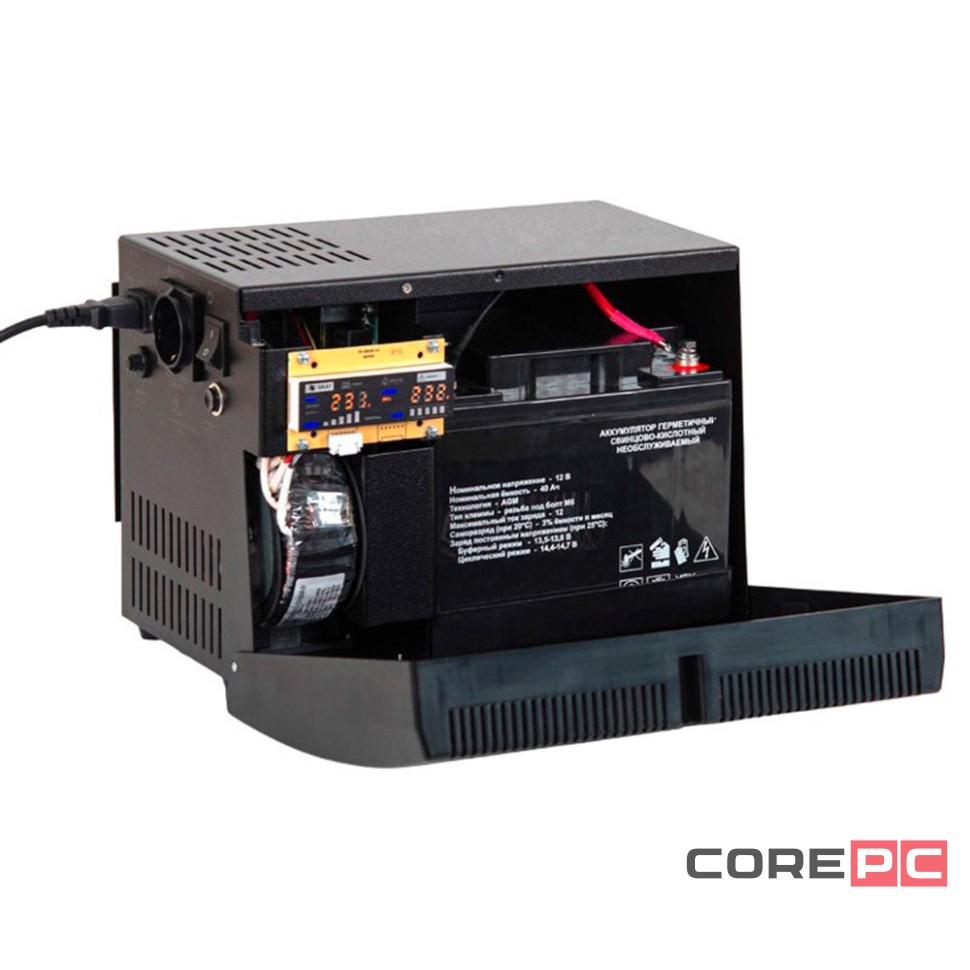 Источник бесперебойного питания TEPLOCOM со встроенным стабилизатором 500+