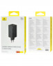 Сетевое зар. устр. Baseus GaN6Pro Fast Charger 2USB/2C 100W кабель T-C на T-C P10162705112-00 черное