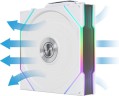 Вентилятор для корпуса Lian Li UNI FAN TL WIRELESS 120 Reverse Blade 12RTL1W1W ARGB White (G99.12RTL1W1W.R0)