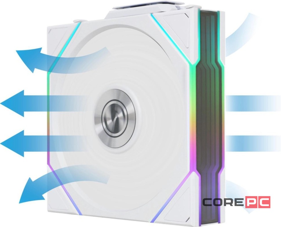 Вентилятор для корпуса Lian Li UNI FAN TL WIRELESS 120 Reverse Blade 12RTL1W1W ARGB White (G99.12RTL1W1W.R0)