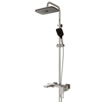 Душевая система MIXLINE 35к МЛ2409(ML2409) излив лейка 3 позиции +лейка тропический душ, хром