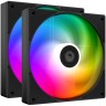 Комплект вентиляторов для корпуса ID-COOLING AS-140-ARGB-K DUET (2 in 1) ARGB Black
