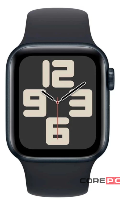 Apple Watch SE (2024) 40mm Midnight Aluminium Case with Midnight Sport Band (S/M)