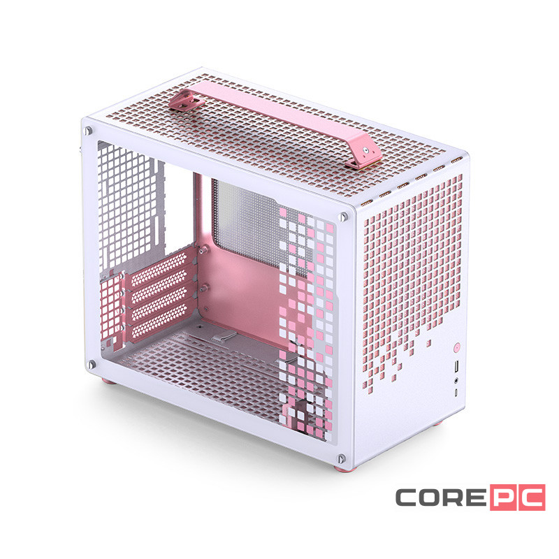 Компьютерный корпус JONSBO Jonsplus Z20 TG Pink/White