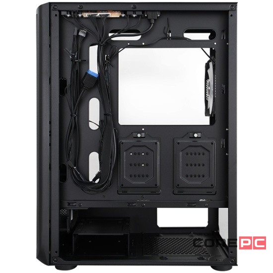 Компьютерный корпус 1STPLAYER FIREBASE X6 TG LED Black (X6-3G6P-1G6)