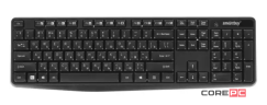 Беспроводной мультимедийный комплект Smartbuy ONE клавиатура +  мышь (SBC-235380AG-K) (черный)