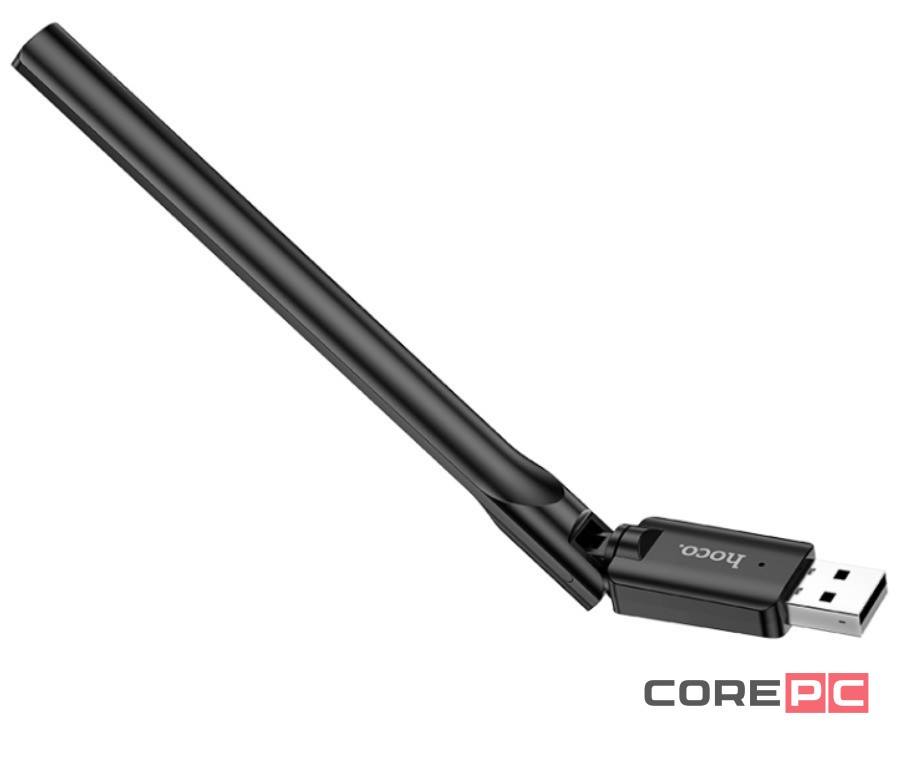 USB-адаптер беспроводной Hoco Hi32 WIFI 4 черный