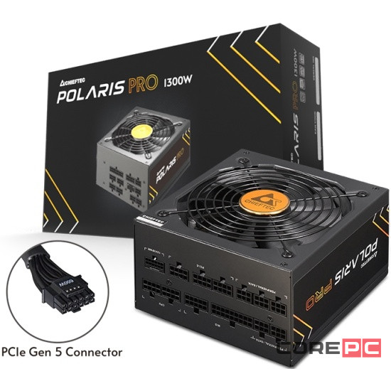 Блок питания Chieftec 1300W POLARIS PRO PPX-1300FC-A3 (PCIe 5.0 Connector Cable Details)