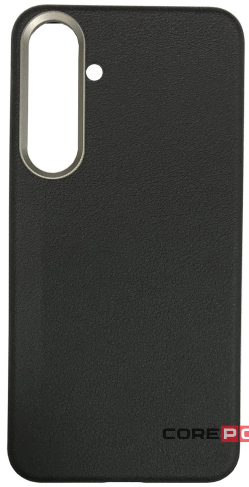 Чехол-накладка Dfansdesign для Samsung Galaxy S24 искусственная кожа (черный)