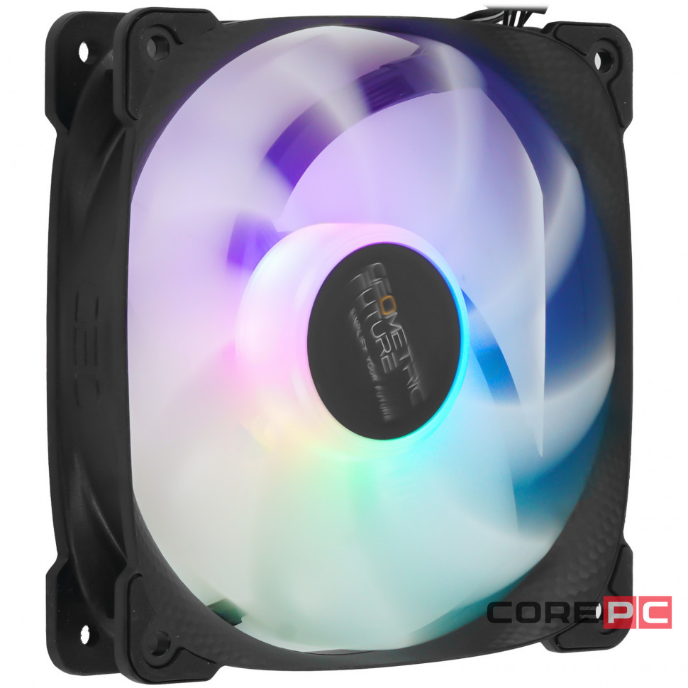 Вентилятор для корпуса Geometric Future Squama 2501B 5V ARGB Black (1F2501B112000) (GF_SQM-2501B-SP)