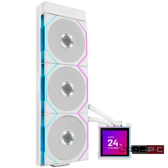 Система жидкостного охлаждения для процессора Lian Li HydroShift II LCD-S 360TL (GHS2LCDS36TW) White (G89.GHS2LCDS36TW.R0)