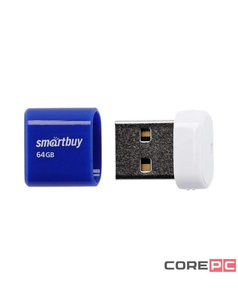 USB флеш накопитель Smartbuy 64GB Lara Blue (SB64GBLARA-B)