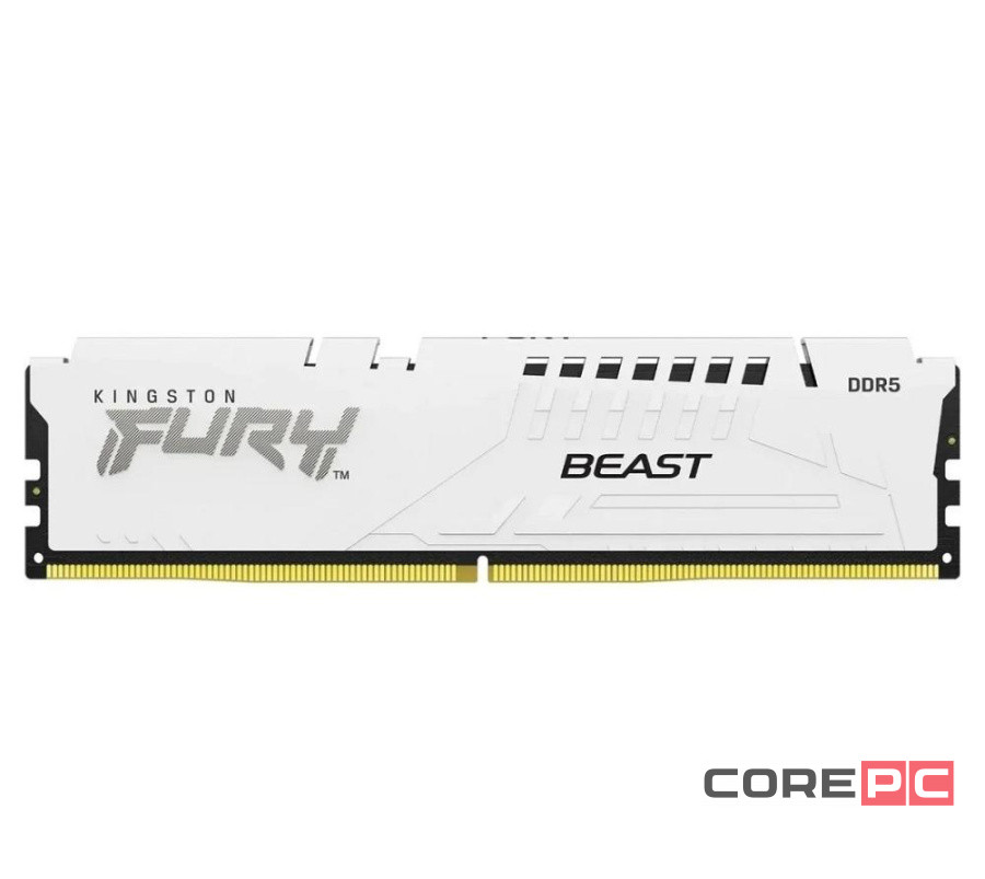 Оперативная память 16 Gb 6000 MHz Kingston FURY Beast White (KF560C30BWE-16)