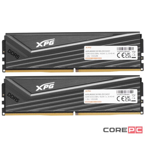 Оперативная память 32 Gb 6000 MHz ADATA XPG CASTER (AX5U6000C3016G-DCCAGY)