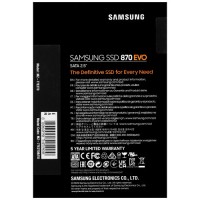 Твердотельный накопитель Samsung 2000 Gb 870 EVO (MZ-77E2T0B/EU)