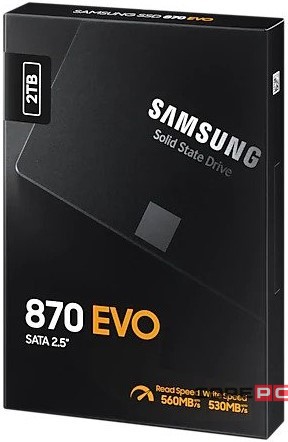 Твердотельный накопитель Samsung 2000 Gb 870 EVO (MZ-77E2T0B/EU)