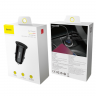 Автомобильное заряд. устр. Baseus Circular Plastic 1USB/1C 30W (CCALL-YS01) черное