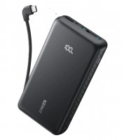Powerbank Anker Zolo (A110EP11) 20000mAh 22.5W 1USB/2C с проводом Type-C черный