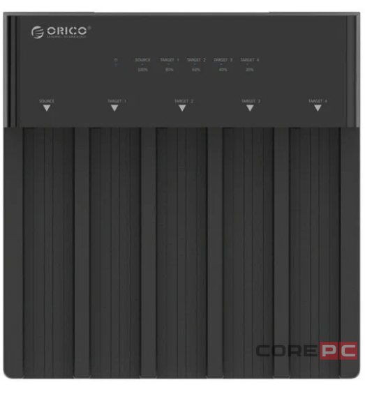Док-станция для 5 HDD Orico 6558US3-C черный