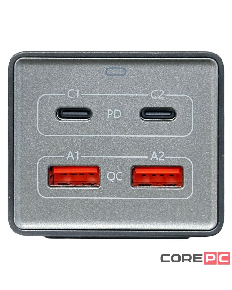 Удлинитель настольный с быстрой зарядкой SPETIME Gan3 Pro 65W EU черный