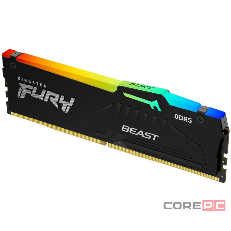Оперативная память 8 Gb 5600 MHz Kingston FURY Beast RGB (KF556C40BBA-8)