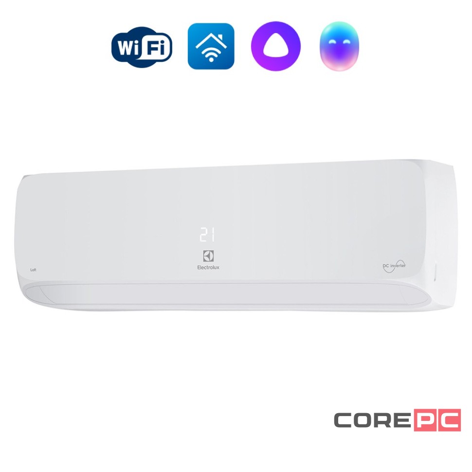 Сплит-система инверторного типа Electrolux Loft DC EACS/I-24HAL/N8 комплект