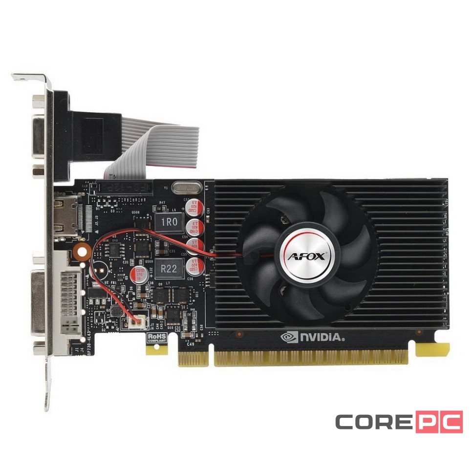 Видеокарта AFox (AF710-4096D3L7-V1) GeForce GT 710 4GB LP