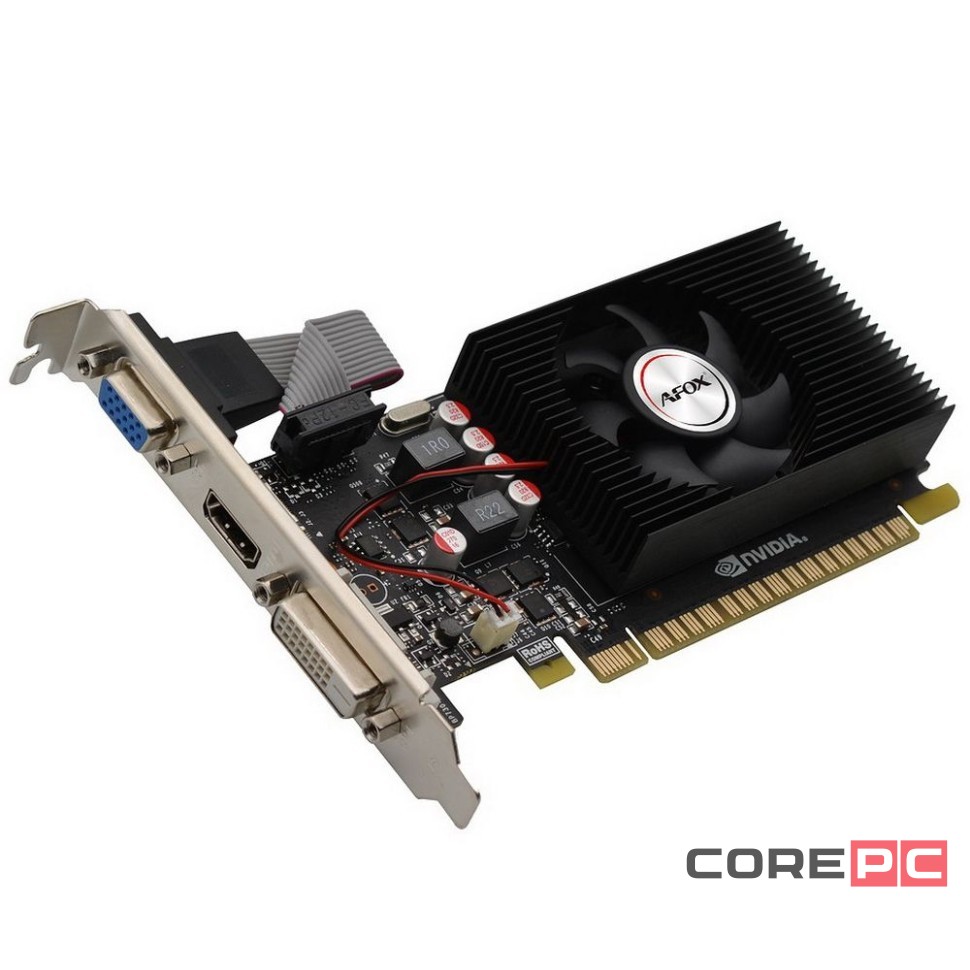 Видеокарта AFox (AF710-4096D3L7-V1) GeForce GT 710 4GB LP