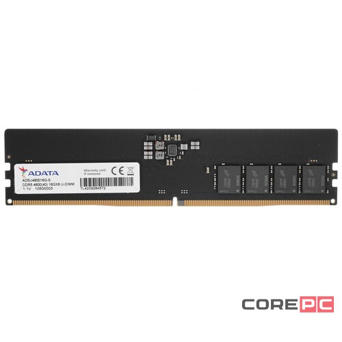 Оперативная память 16 Gb 4800 MHz ADATA XPG (AD5U480016G-S)