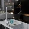 Смеситель для кухни MIXLINE МЛ-ГС13/ML-GS13 (310), рычажное управление, цвет серый