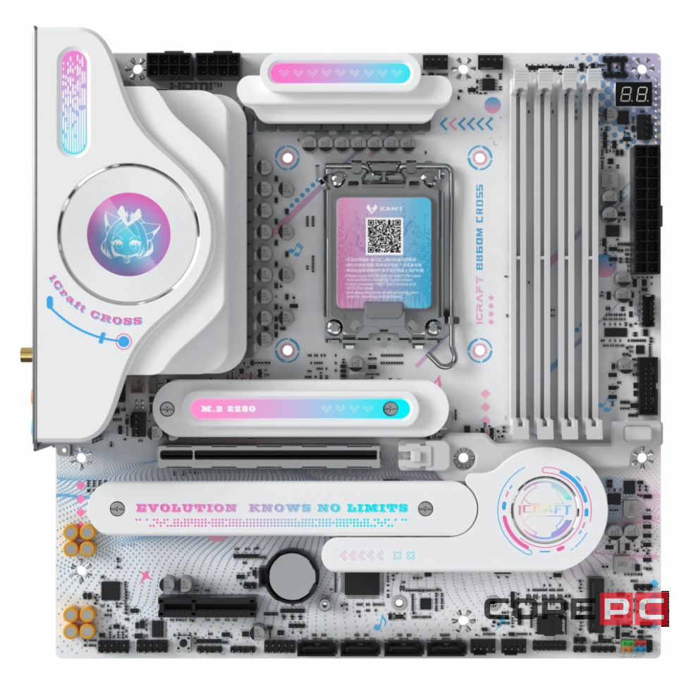 Материнская плата MaxSun MS-iCraft B860M CROSS (6940709661192)