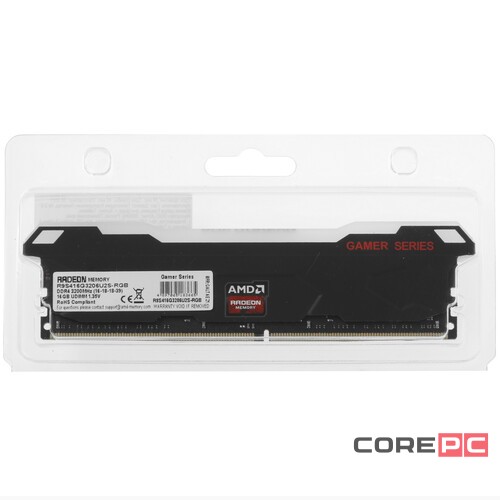 Оперативная память 16 Gb 3200 MHz AMD RGB (R9S416G3206U2S-RGB)