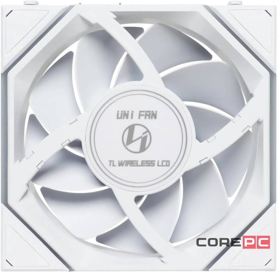 Вентилятор для корпуса Lian Li UNI FAN TL WIRELESS LCD 120 12TLLCD1W1W ARGB White (G99.12TLLCD1W1W.R0)
