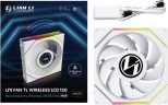 Вентилятор для корпуса Lian Li UNI FAN TL WIRELESS LCD 120 12TLLCD1W1W ARGB White (G99.12TLLCD1W1W.R0)