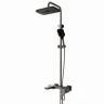 Душевая система MIXLINE 35к МЛ2409Г(ML2409GR) излив лейка 3 позиции +лейка тропический душ графит