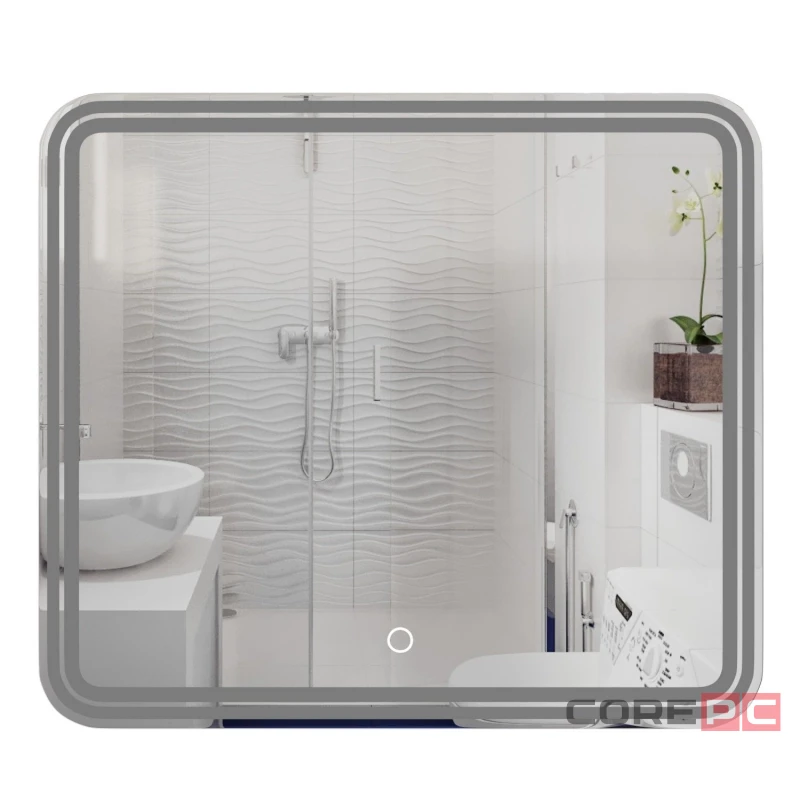 Зеркало MIXLINE Адриана 800х700 (ШВ) сенсорный выключатель, светодиодная подсветка