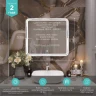 Зеркало MIXLINE Адриана 800х700 (ШВ) сенсорный выключатель, светодиодная подсветка