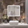 Зеркало MIXLINE Адриана 800х700 (ШВ) сенсорный выключатель, светодиодная подсветка
