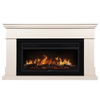 Каминокомплект: Очаг Electrolux EFP/P-4220LS, портал California 42/40/36, молочный