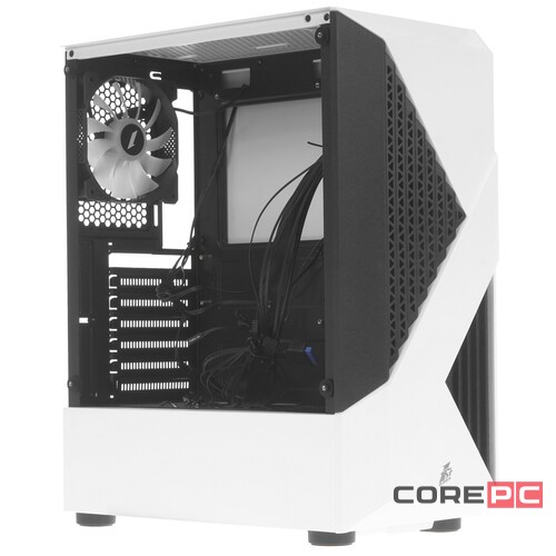 Компьютерный корпус 1STPLAYER FIREROSE F3-A ATX TG LED White (F3-A-WH-4F1)